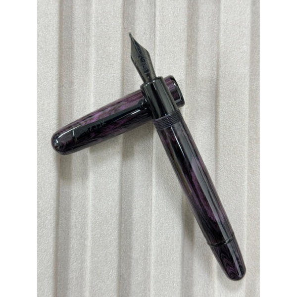 Penlux Elite Fountain Pen - Purple Black Stripe-Pen Boutique Ltd