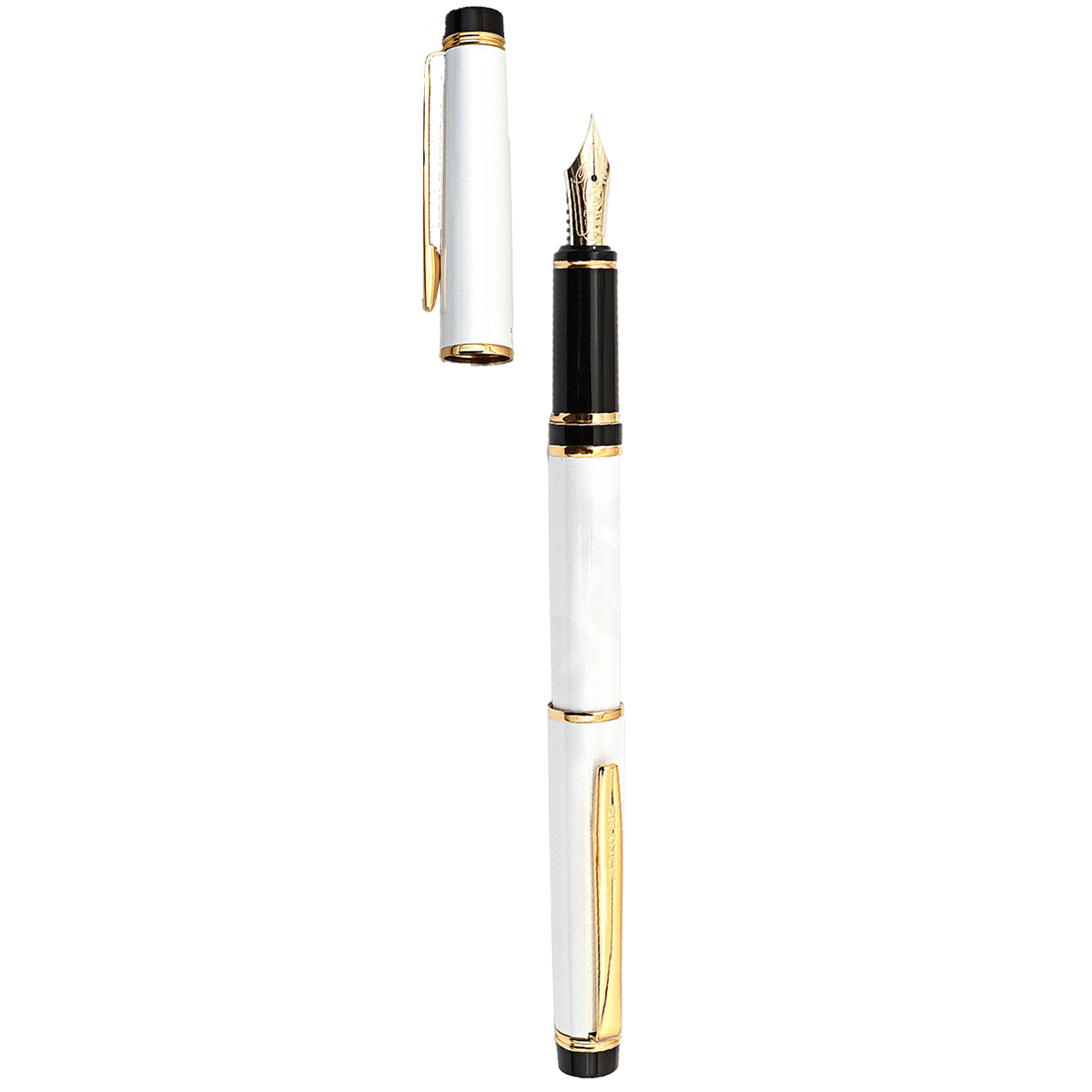 Pilot Grance Fountain Pen - White - 14K-Pen Boutique Ltd