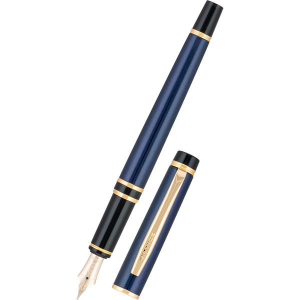 Pilot Grance Fountain Pen - Navy - 14K-Pen Boutique Ltd