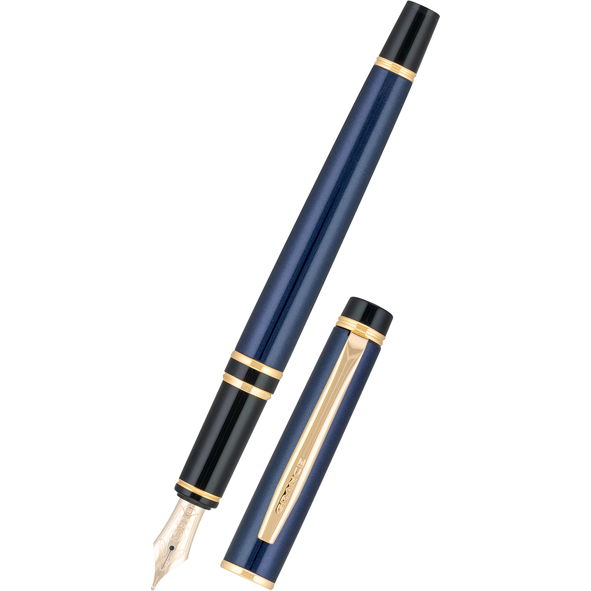 Pilot Grance Fountain Pen - Navy - 14K-Pen Boutique Ltd