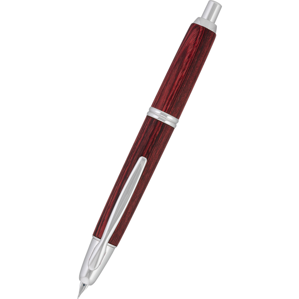 Pilot Vanishing Point Fountain Pen - Birchwood Red-Pen Boutique Ltd