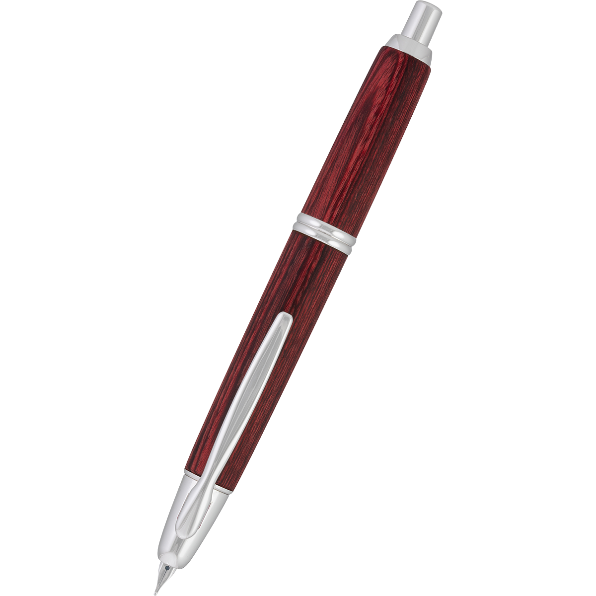 Pilot Vanishing Point Fountain Pen - Birchwood Red-Pen Boutique Ltd