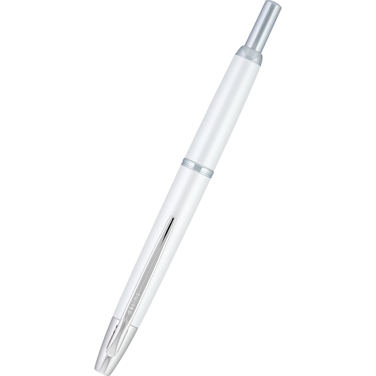 Pilot Vanishing Point Fountain Pen - Decimo White-Pen Boutique Ltd