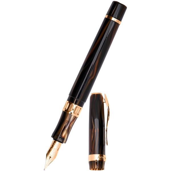 Pineider Ancient Materiali Fountain Pen - Ruffles Gold (Limited Edition) Pineider