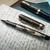 Pineider Ancient Materiali Rollerball Pen - Ruffles Gold (Limitied Edition) Pineider