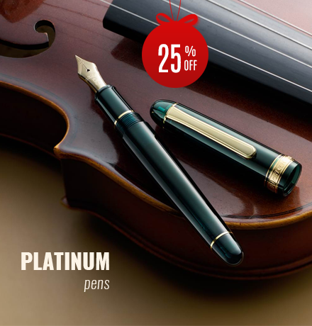 Platinum pens - 25% off