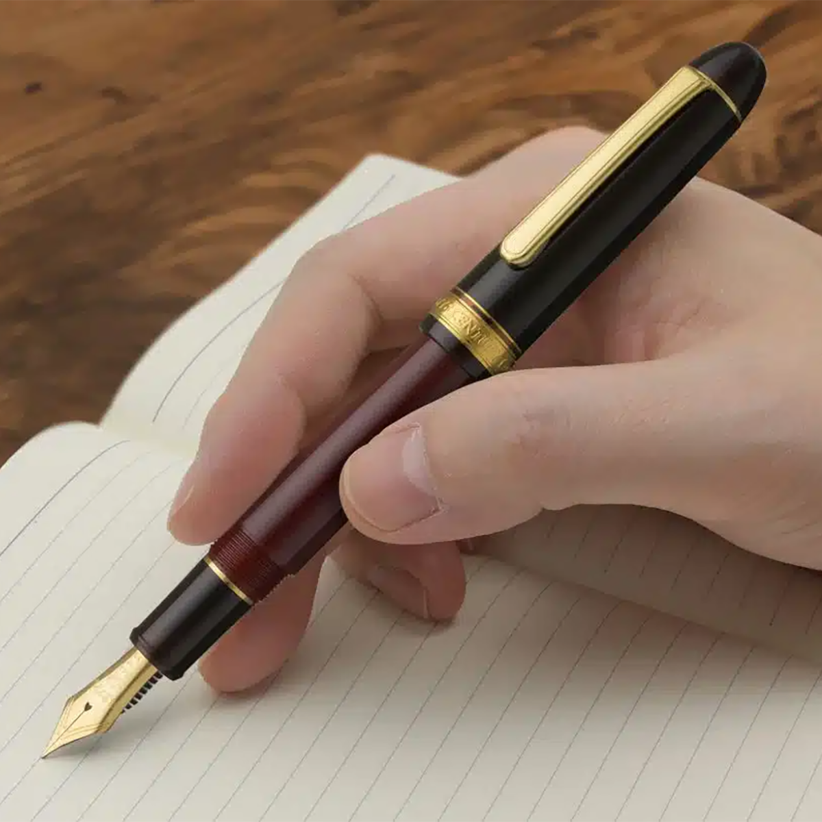 Platinum 3776 Century Fountain Pen - Coffee Jelly (Limited Edition)-Pen Boutique Ltd