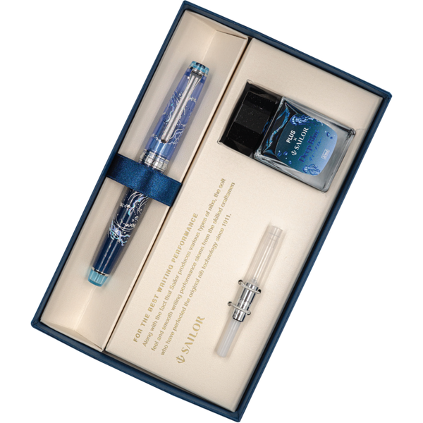 Plus x Sailor Professional Gear Fountain Pen - Limited Edition - Jellyfish - Slim (North America Exclusive)-Pen Boutique Ltd