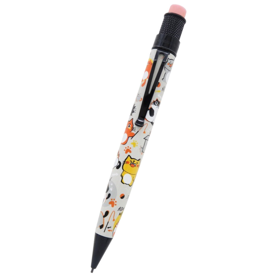 Retro 51 Tornado Cat Rescue Series 5 Mechanical Pencil-Pen Boutique Ltd