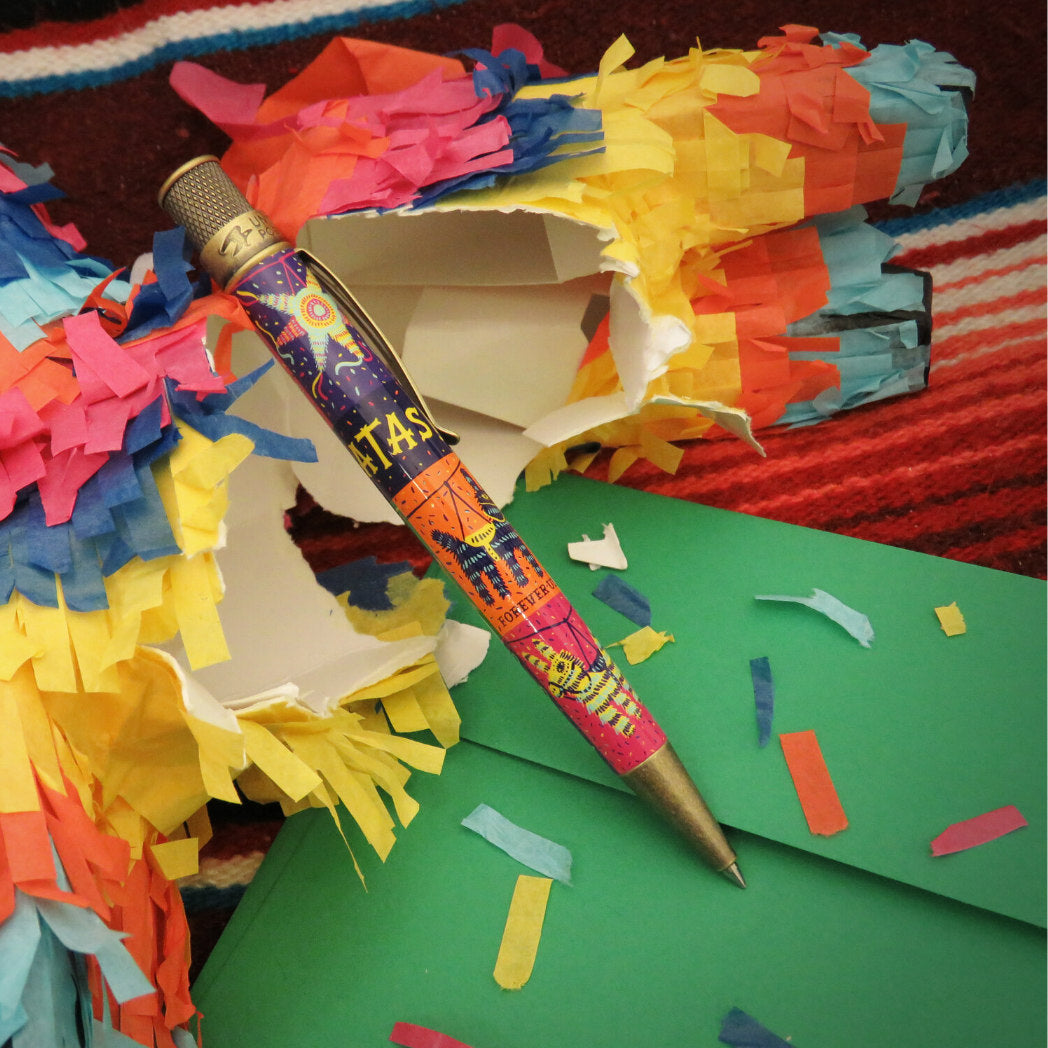 Retro 51 Tornado Rollerball Pen - USPS Piñatas Stamp (Numbered Edition)-Pen Boutique Ltd