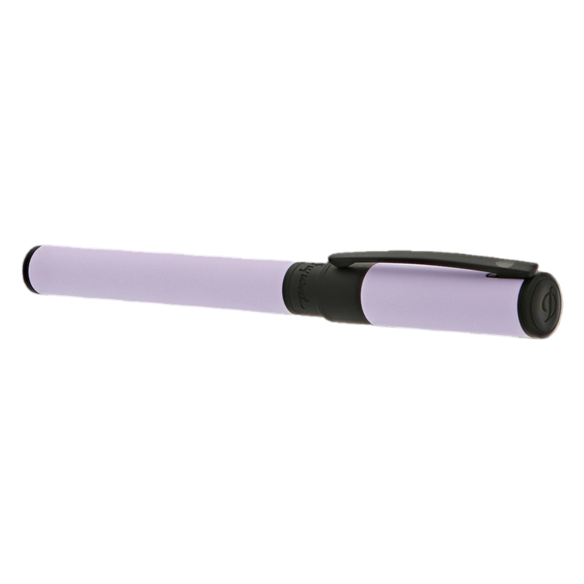 S T Dupont D-Initial Rollerball Pen - Velvet - Lilac/Matte Black-Pen Boutique Ltd