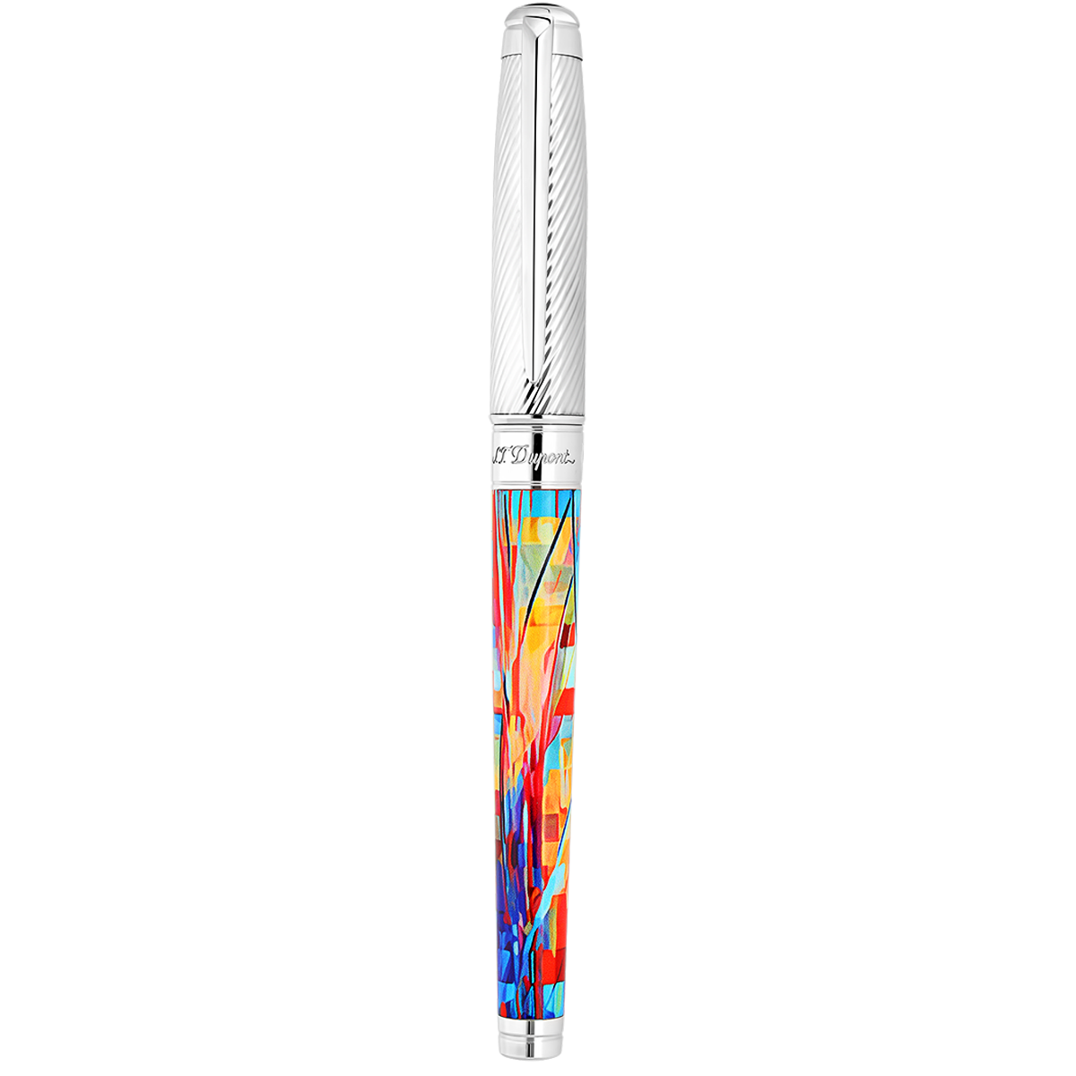 S T Dupont Line D Rollerball Pen - Eternity Graff'ty (Large)-Pen Boutique Ltd