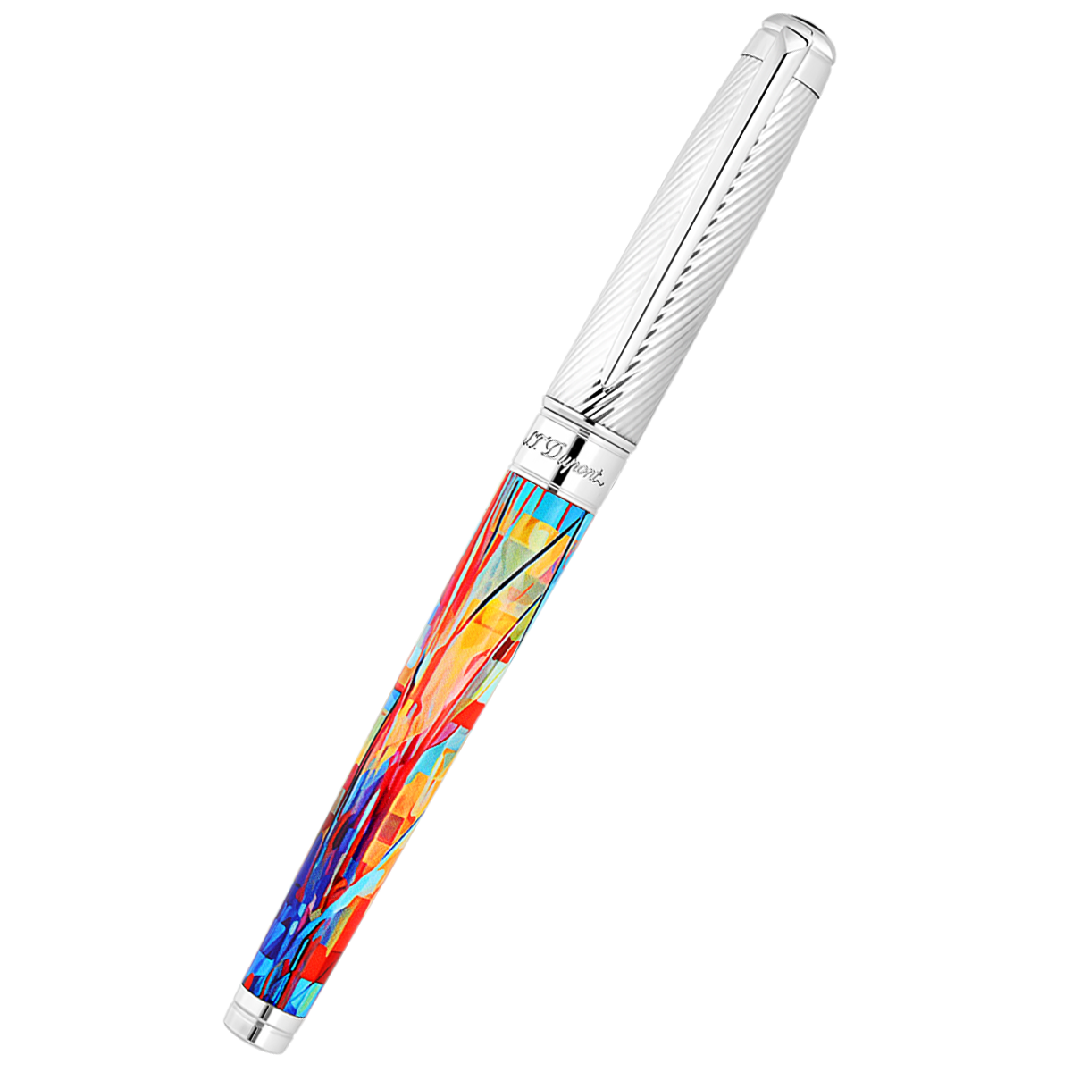 S T Dupont Line D Rollerball Pen - Eternity Graff'ty (Large)-Pen Boutique Ltd