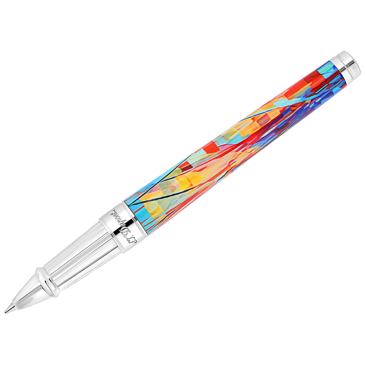 S T Dupont Line D Rollerball Pen - Eternity Graff'ty (Large)-Pen Boutique Ltd