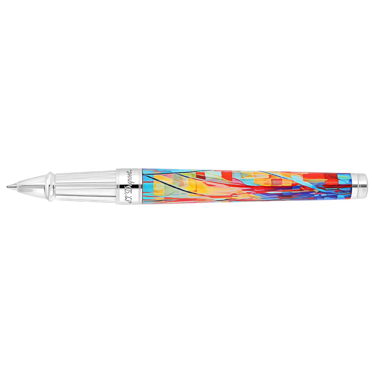 S T Dupont Line D Rollerball Pen - Eternity Graff'ty (Large)-Pen Boutique Ltd