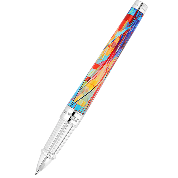 S T Dupont Line D Rollerball Pen - Eternity Graff'ty (Large)-Pen Boutique Ltd