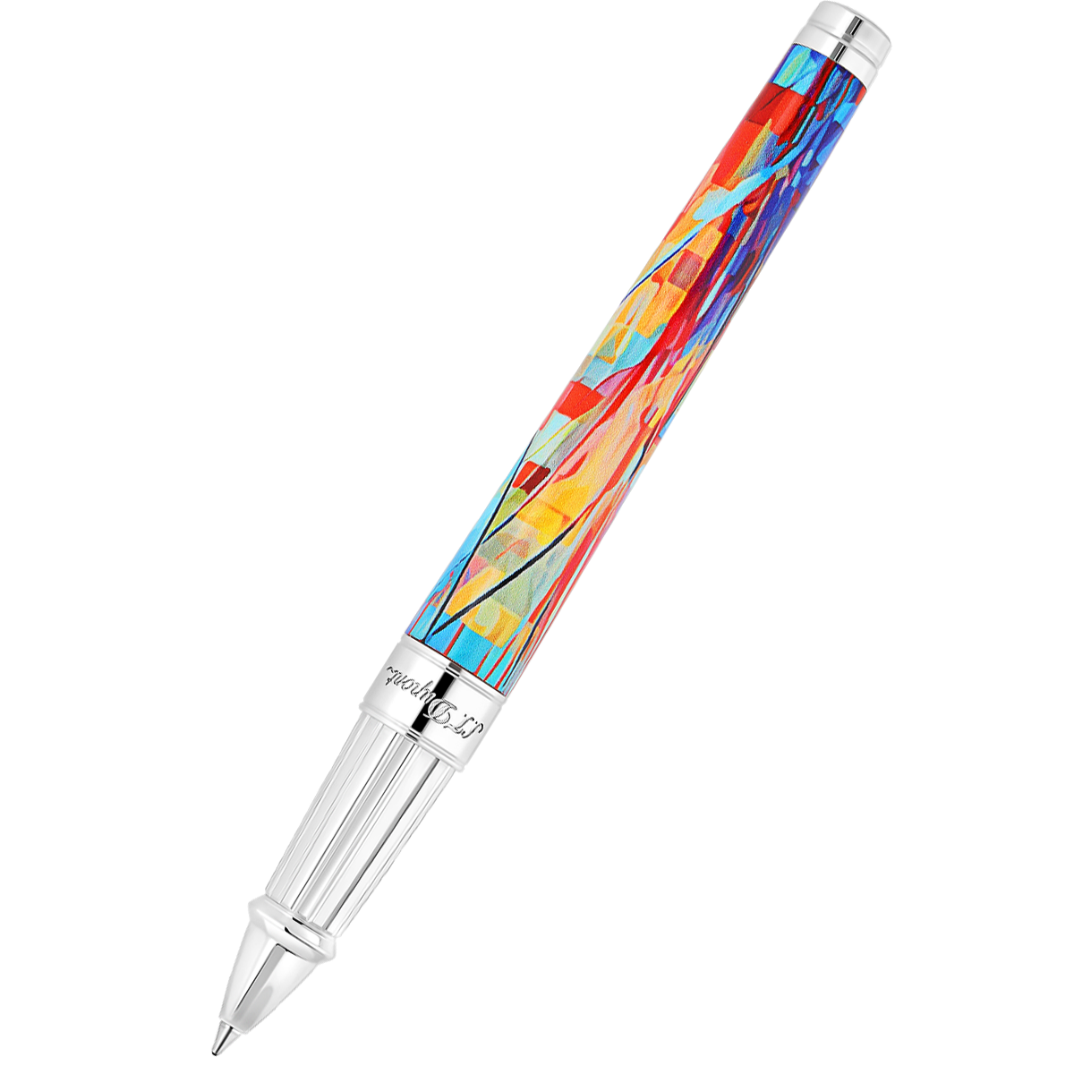 S T Dupont Line D Rollerball Pen - Eternity Graff'ty (Large)-Pen Boutique Ltd