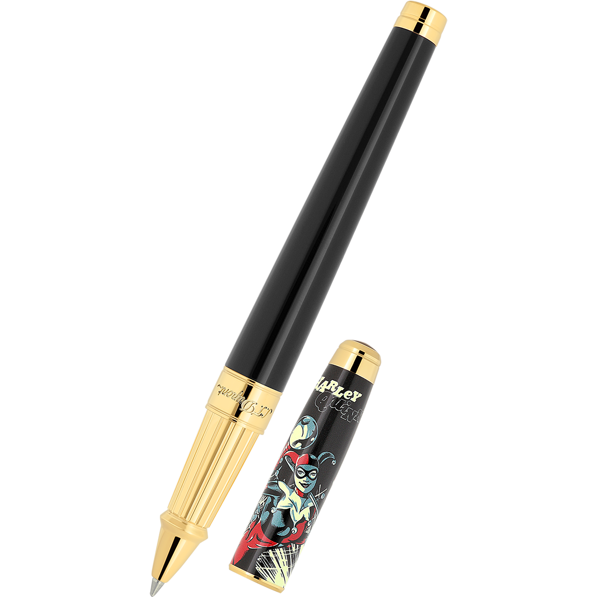 S T Dupont Line D Rollerball Pen - Eternity Harley Quinn (Large)-Pen Boutique Ltd