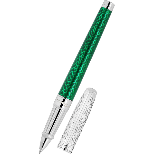 S T Dupont Line D Rollerball Pen - Wild Eternity - Green (Large)-Pen Boutique Ltd