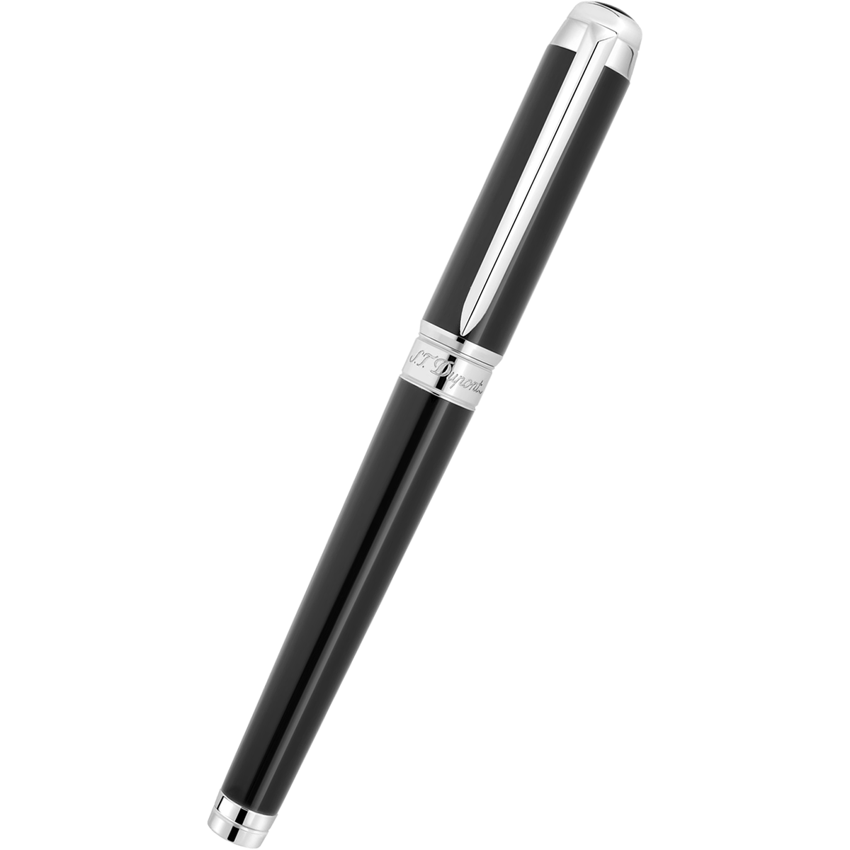 S T Dupont Eternity XL Rollerball Pen - Black - Lacquer-Pen Boutique Ltd