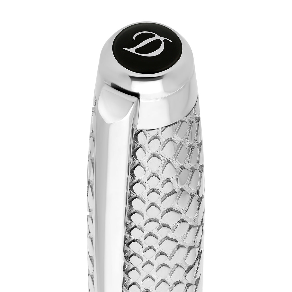 S T Dupont Line D Rollerball Pen - Wild Eternity - Black Snake Skin (Large)-Pen Boutique Ltd