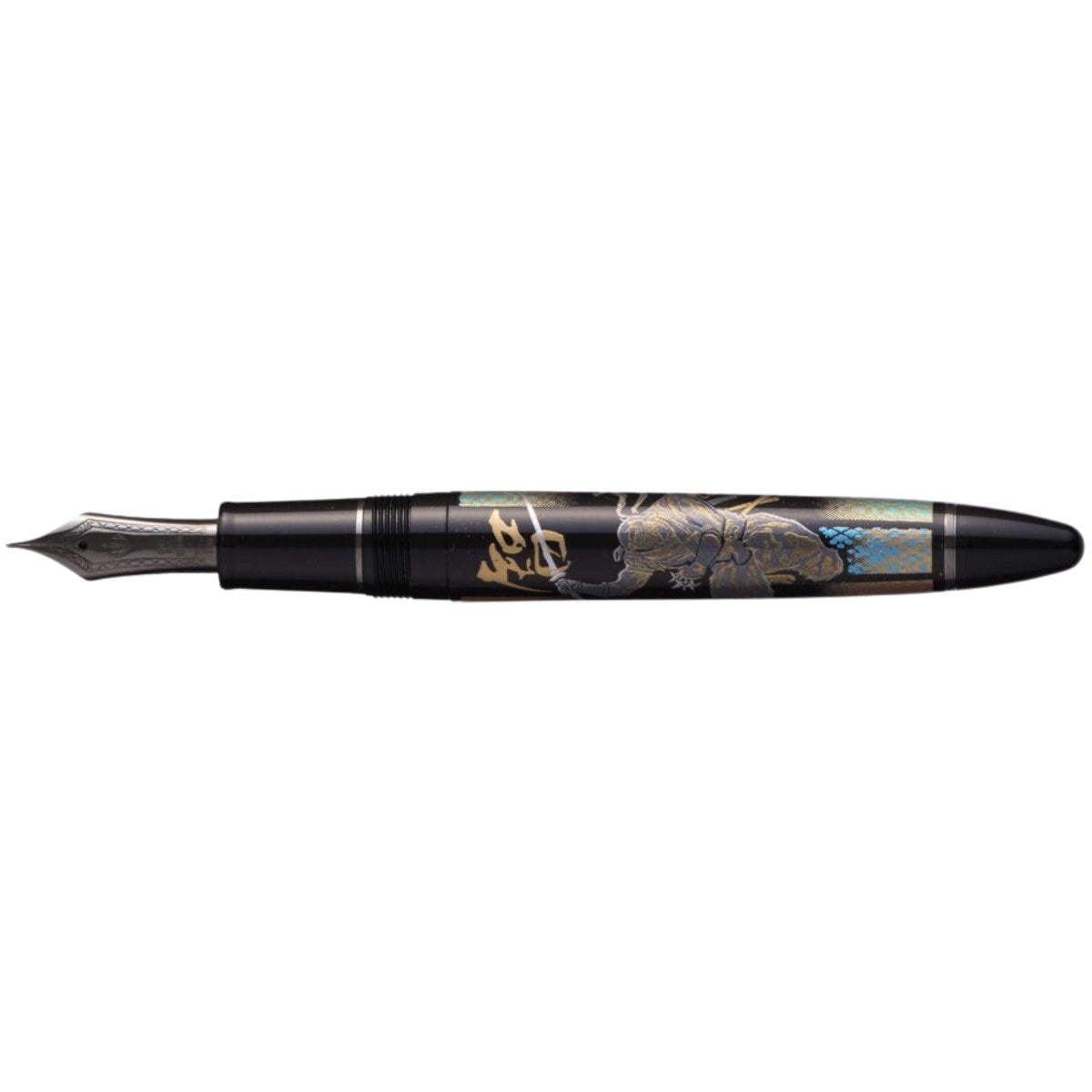 Sailor 1911L Ninja Fountain Pen - Gojoh - Black Iron Trim - 21K Gold Nib-Pen Boutique Ltd