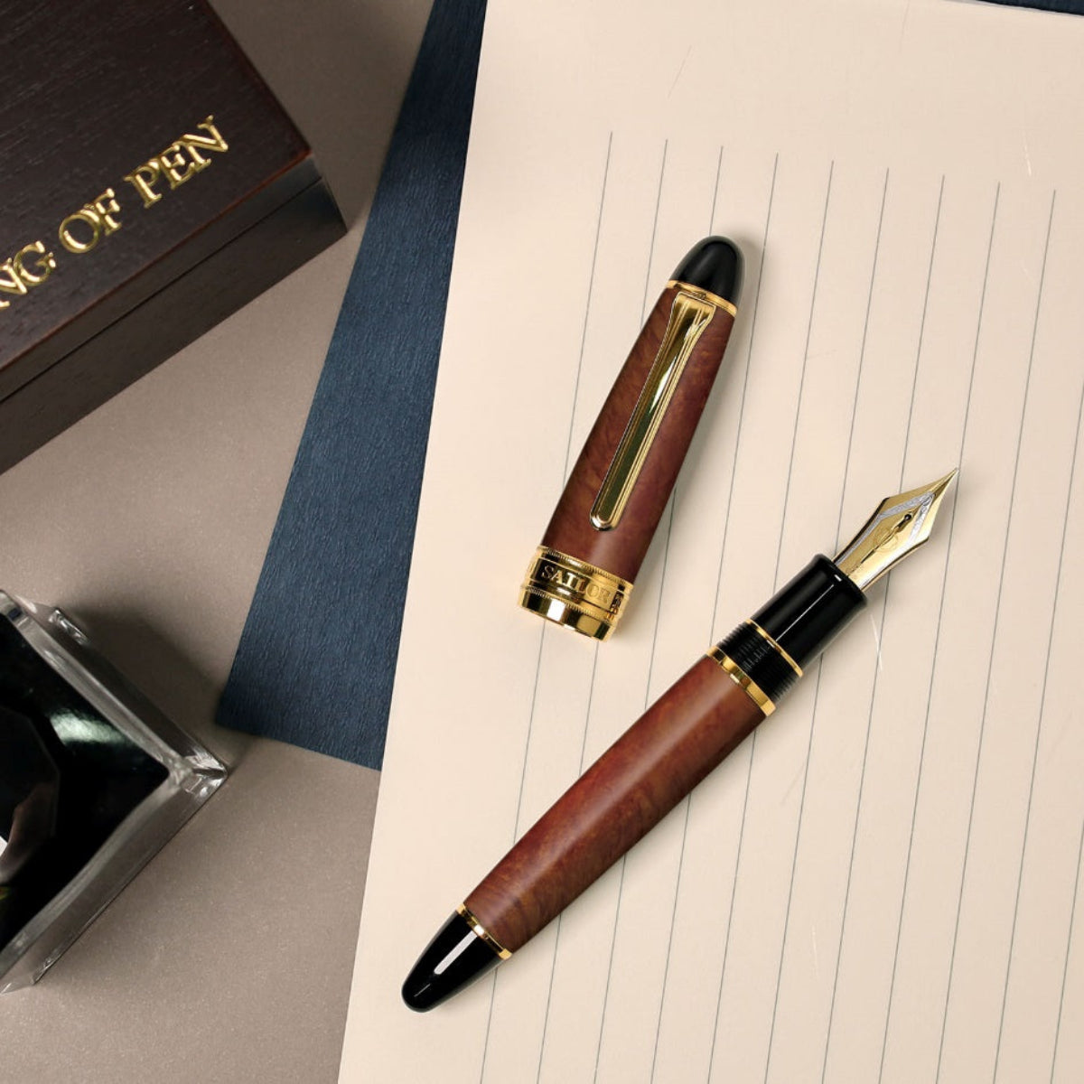 Sailor Bespoke Fountain Pen - King of Pens - Brier (Limited Edition)-Pen Boutique Ltd