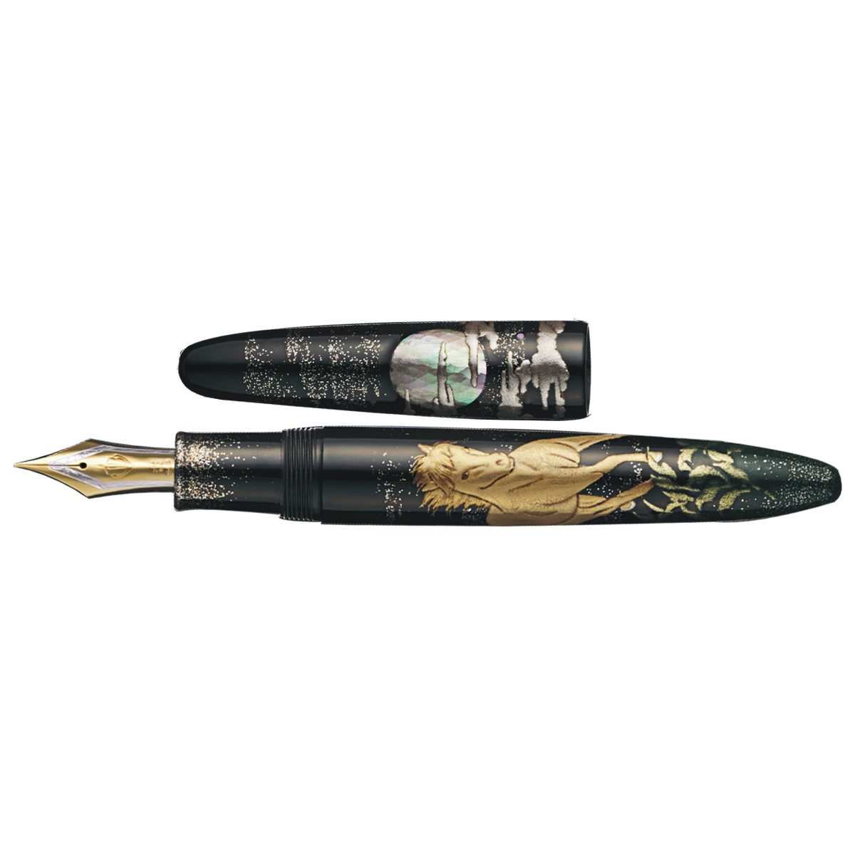 Sailor Fountain Pen King of Pens - Limited Edition - Horse in the Moonlight (Bespoke Dealer Exclusive)-Pen Boutique Ltd