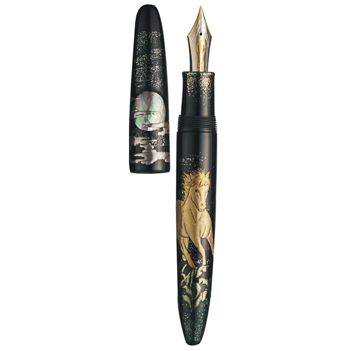 Sailor Fountain Pen King of Pens - Limited Edition - Horse in the Moonlight (Bespoke Dealer Exclusive)-Pen Boutique Ltd