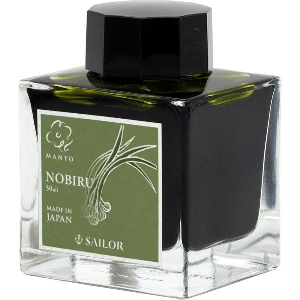 Sailor Manyo Ink Bottle - Nobiru (Leek) - 50ml (Limited Edition)-Pen Boutique Ltd