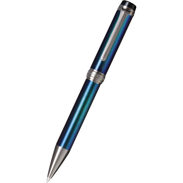 Sailor Cylint Ballpoint Pen - Blue Lagoon - Black Ion Trim-Pen Boutique Ltd