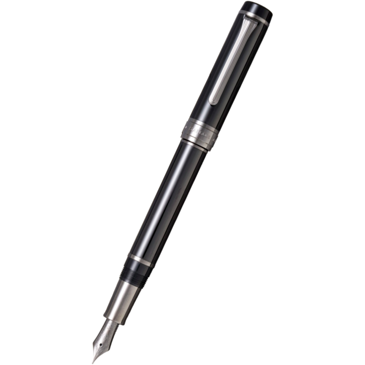 Sailor Cylint Fountain Pen - Black Stainless Steel-Pen Boutique Ltd