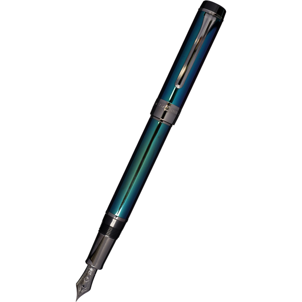 Sailor Cylint Fountain Pen - Blue Lagoon - Black Ion Trim-Pen Boutique Ltd