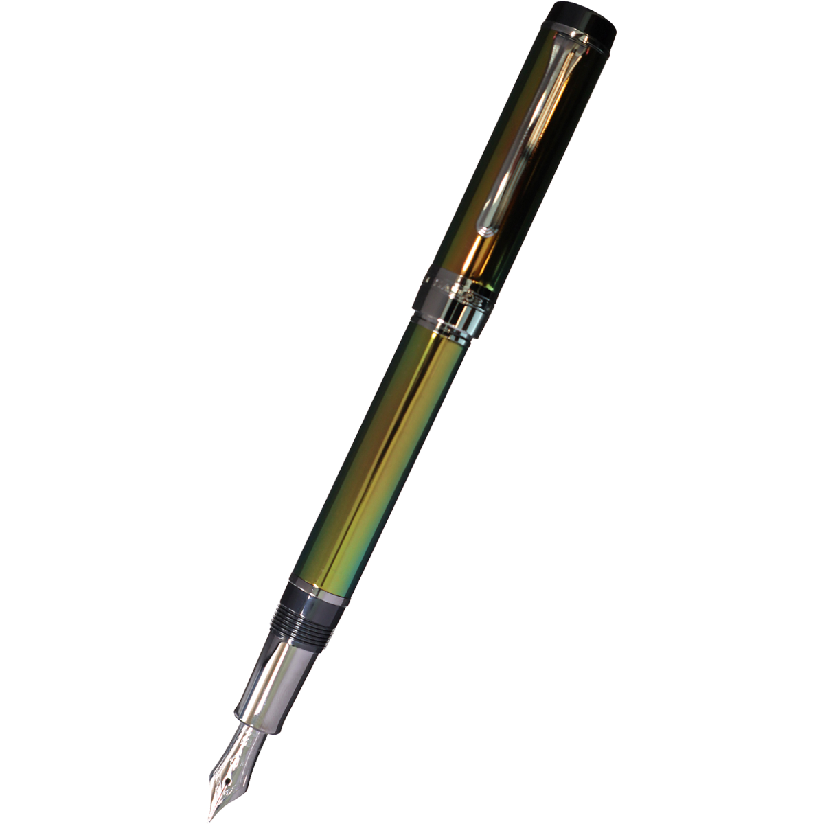 Sailor Cylint Fountain Pen - Golden Yellow Green Scarab - Black Ion-Pen Boutique Ltd