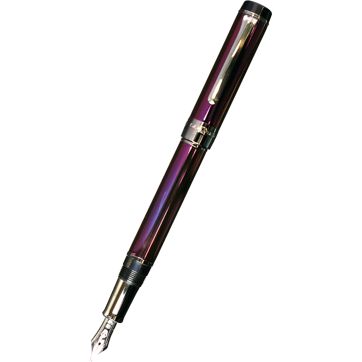 Sailor Cylint Fountain Pen - Red Lantana - Black Ion Trim-Pen Boutique Ltd