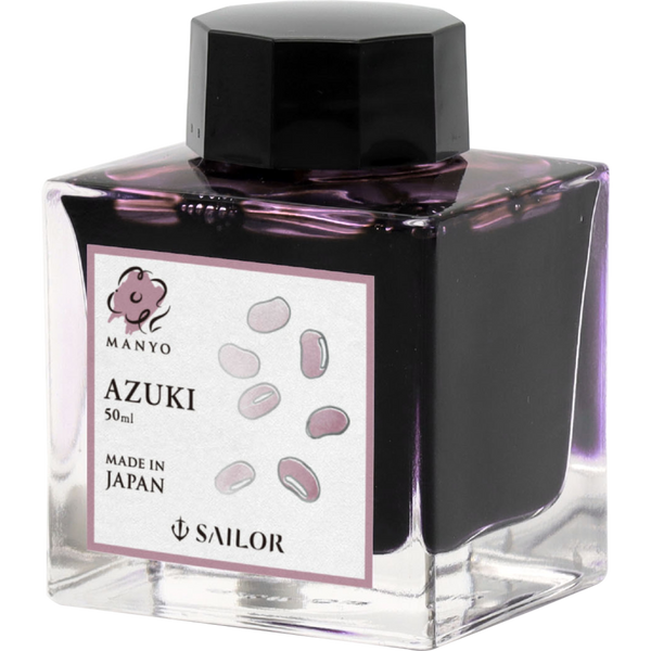 Sailor Manyo Ink Bottle - Azuki (Earthy Red Bean) - 50ml (Overseas Exclusive)-Pen Boutique Ltd