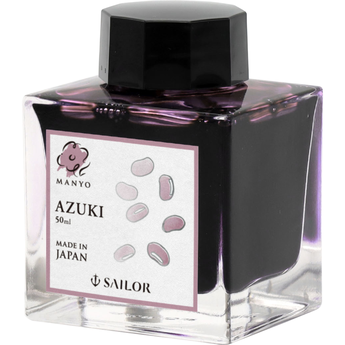 Sailor Manyo Ink Bottle - Azuki (Earthy Red Bean) - 50ml (Overseas Exclusive)-Pen Boutique Ltd