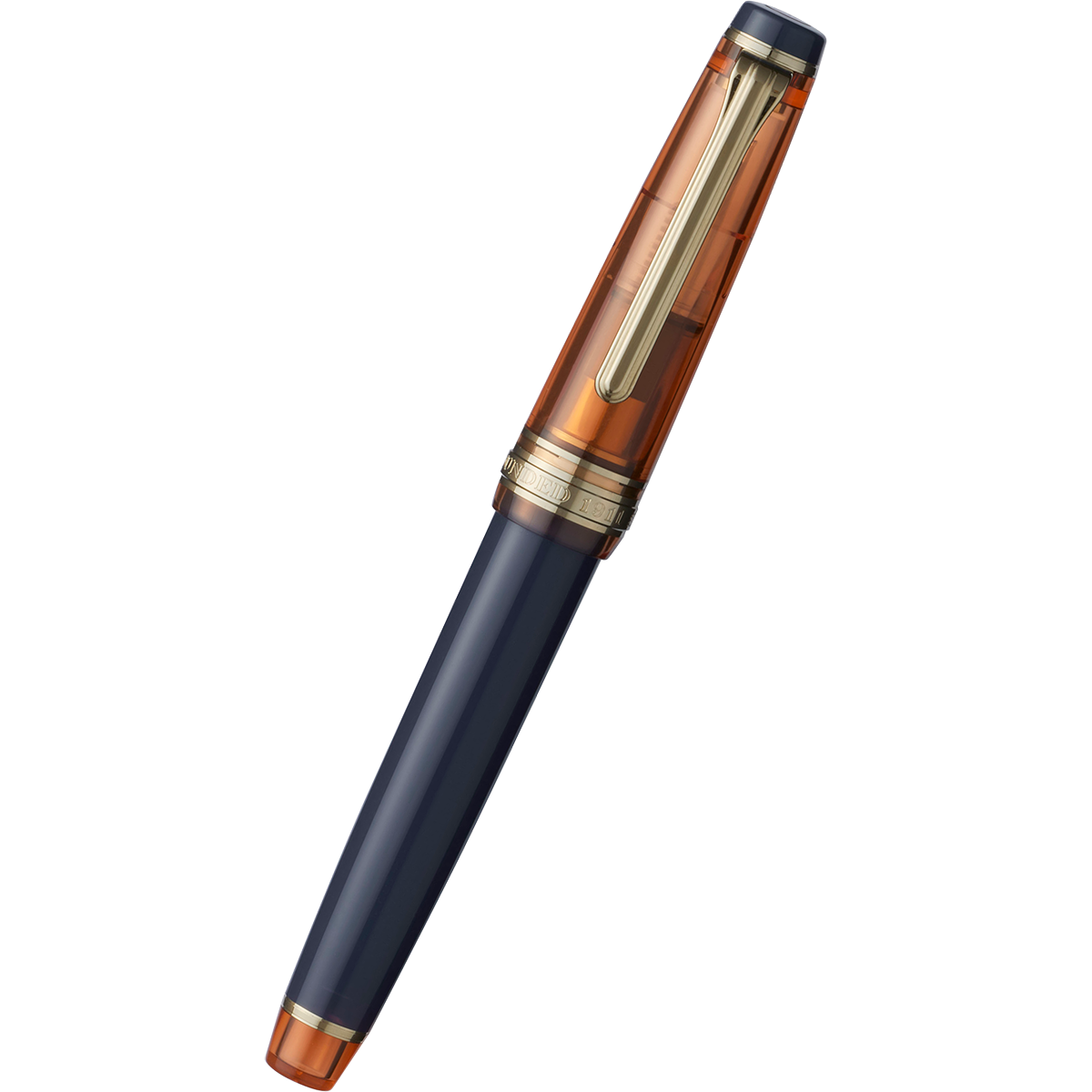 Sailor Professional Gear Slim Manyo #3 Fountain Pen Set - Persimmon - Gold IP Trim - 14K Gold Nib (Limited Edition)-Pen Boutique Ltd