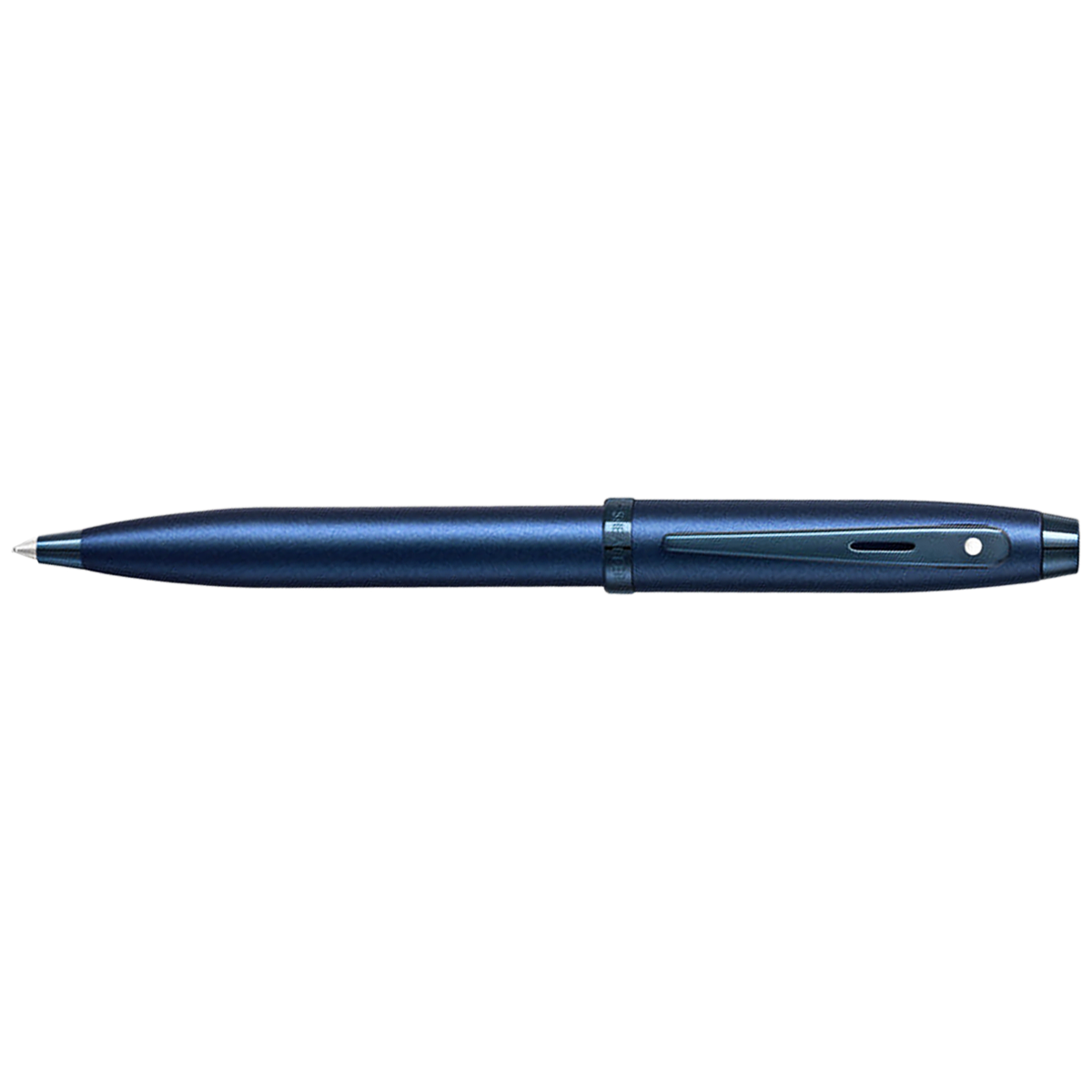 Sheaffer 100 Ballpoint Pen - Satin Blue Lacquer - Blue Trim-Pen Boutique Ltd