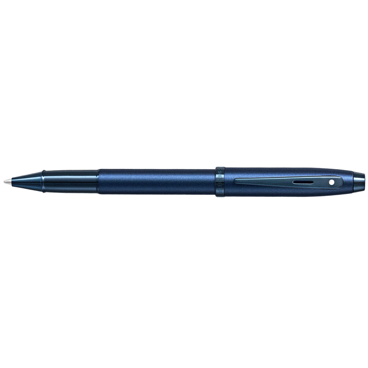 Sheaffer 100 Rollerball Pen - Satin Blue Lacquer - Blue Trim-Pen Boutique Ltd