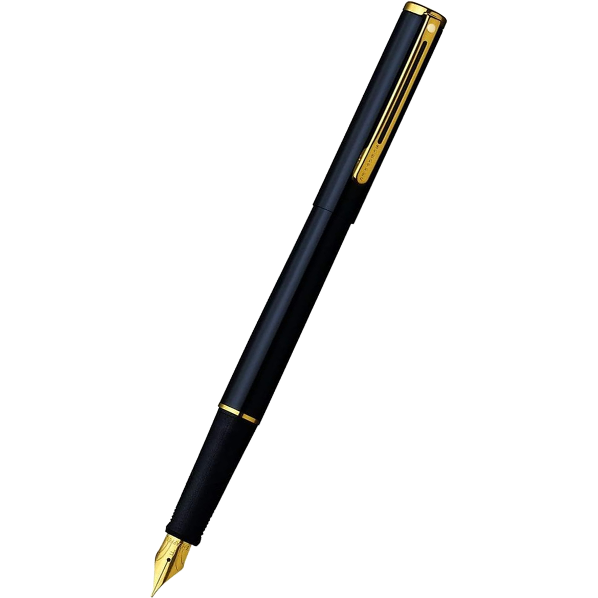 Sheaffer Agio Fountain Pen - Black - 22K Gold Trim - Medium Nib-Pen Boutique Ltd