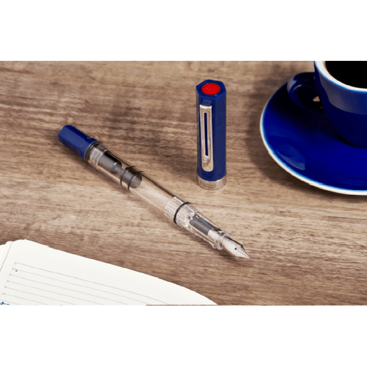 TWSBI Eco Fountain Pen - Dark Sapphire - Chrome Trim-Pen Boutique Ltd