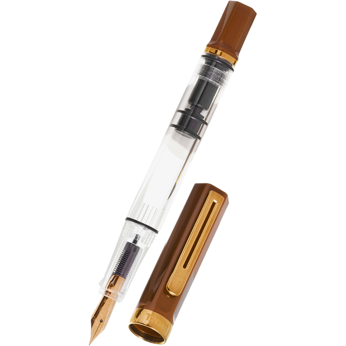 TWSBI Eco Fountain Pen - Espresso - Bronze Trim (Special Edition)-Pen Boutique Ltd