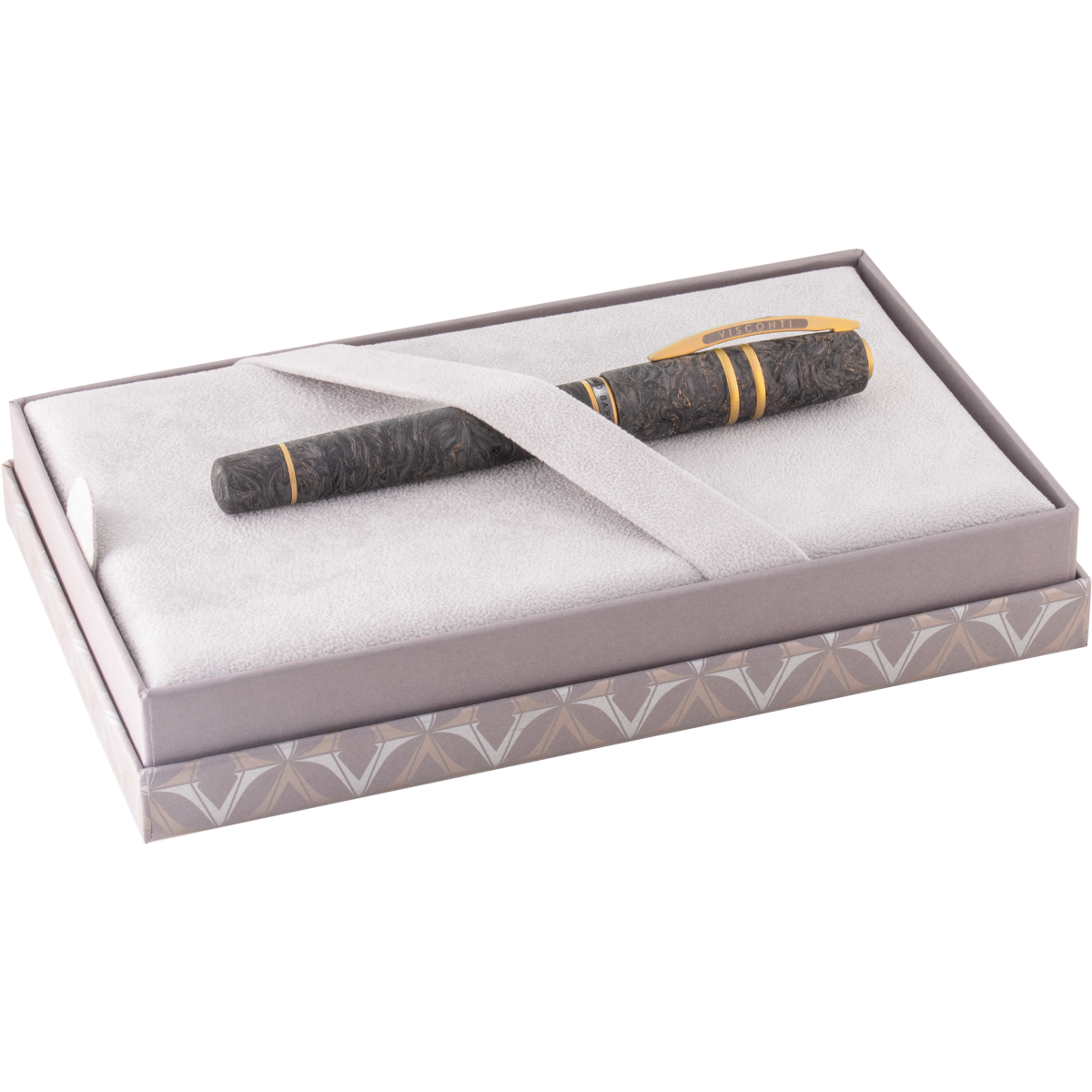 Visconti Homo Sapiens Carbon Moiré Fountain Pen - 18k Nib (Limited Edition)-Pen Boutique Ltd