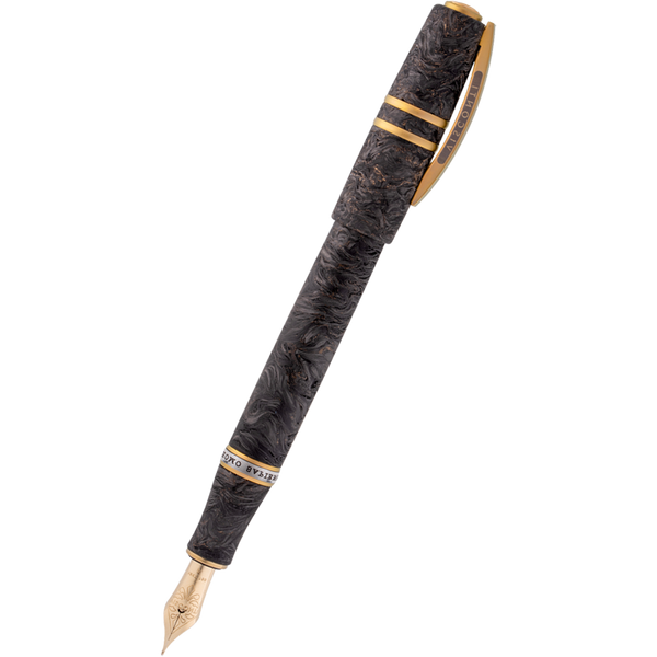 Visconti Homo Sapiens Carbon Moiré Fountain Pen - 18k Nib (Limited Edition)-Pen Boutique Ltd