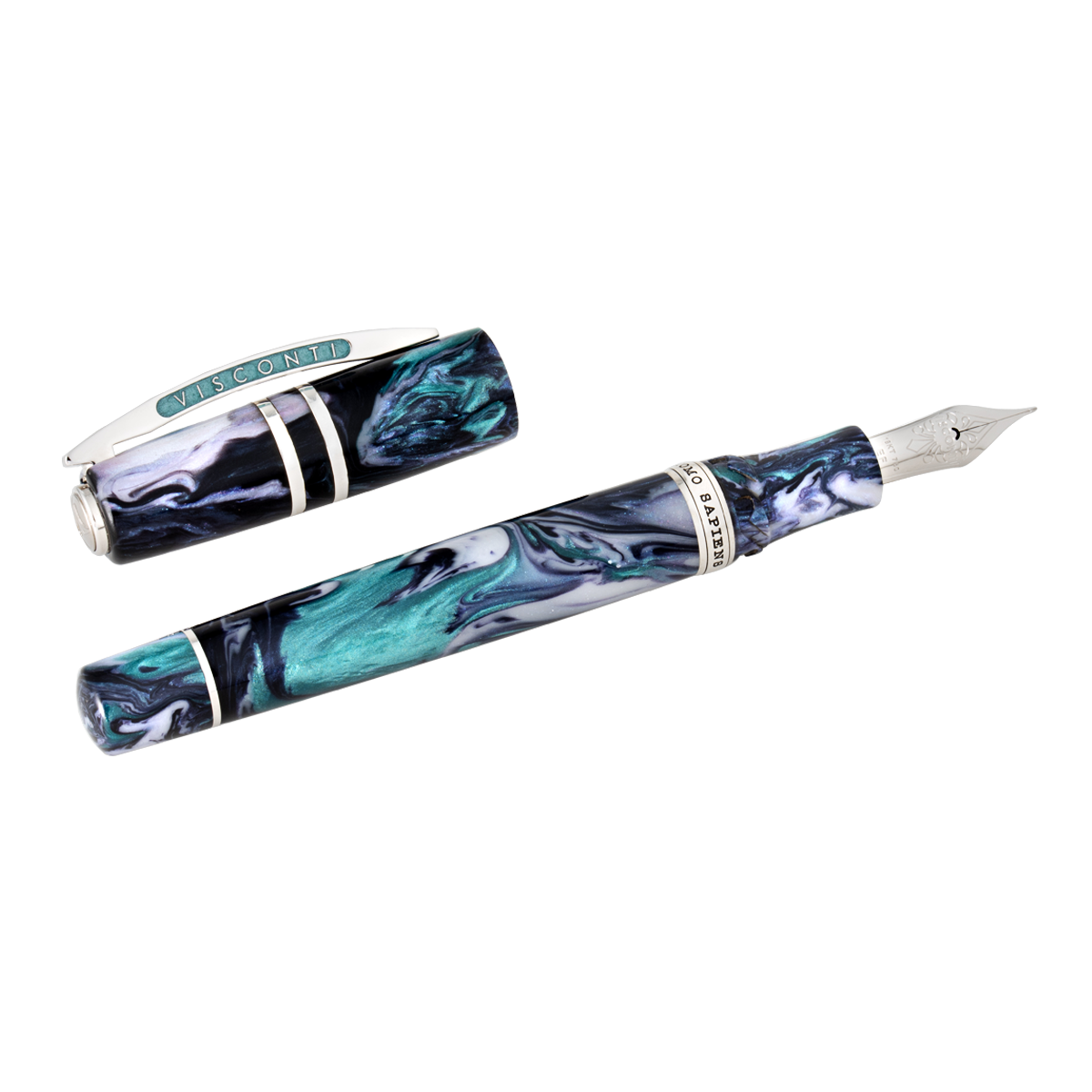 Visconti Homo Sapiens Earth Origins Fountain Pen - Air - 18k Nib (Limited Edition)-Pen Boutique Ltd