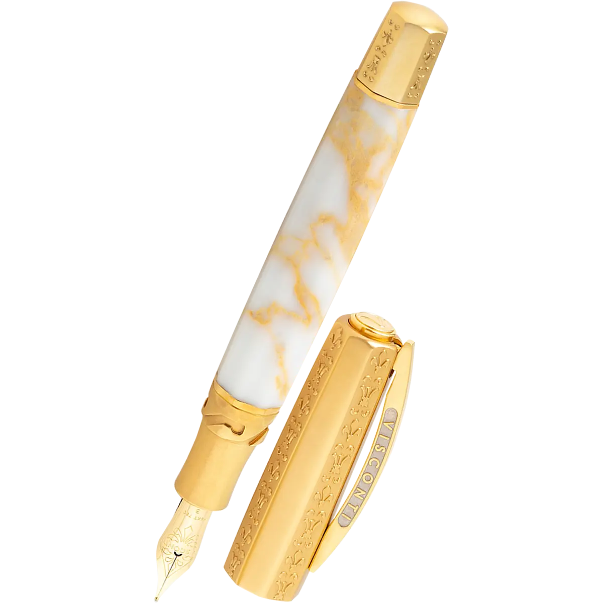 Visconti Il Magnifico Calacatta Gold Fountain Pen (Limited Edition) Visconti Pens