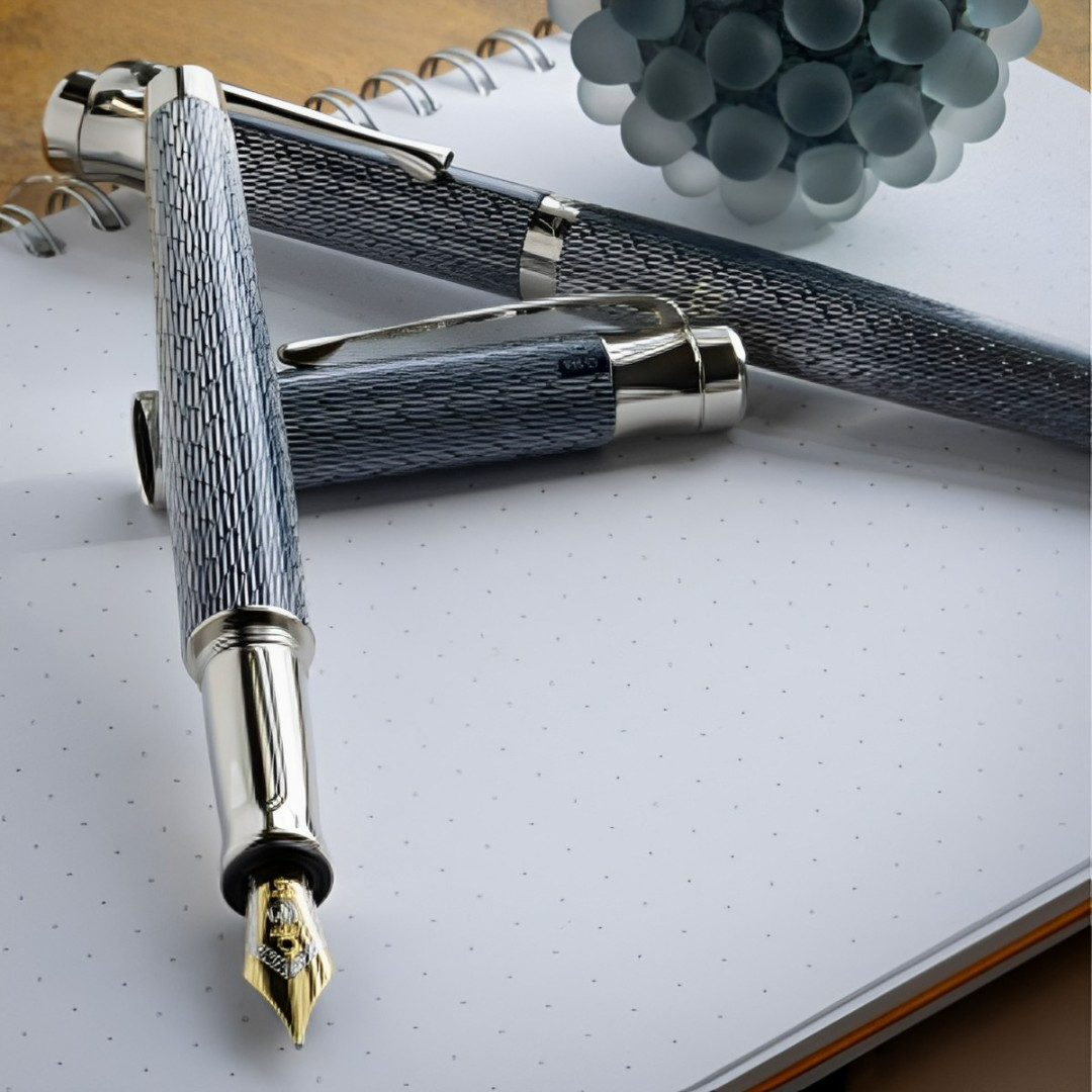 Waldmann Tango Fountain Pen - Imagination Sapphire (Limited Numbered Edition)-Pen Boutique Ltd