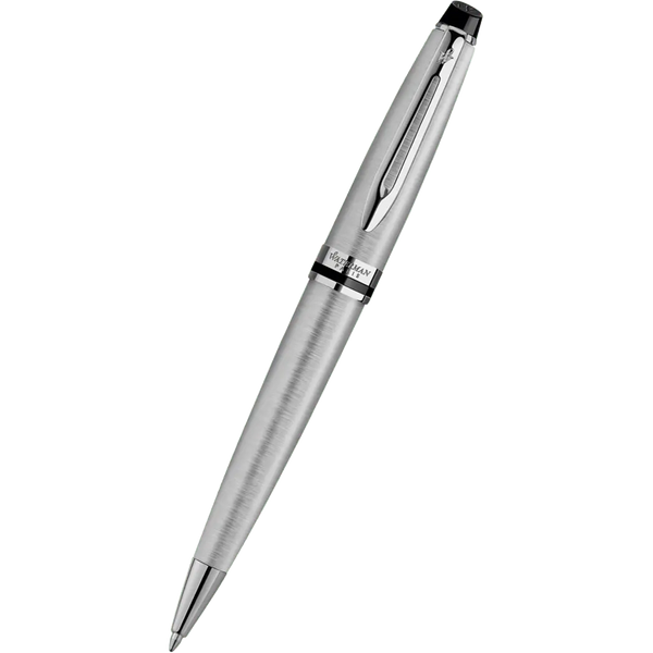 Waterman Expert Stainless Steel Chrome Trim Ballpoint Pen-Pen Boutique Ltd