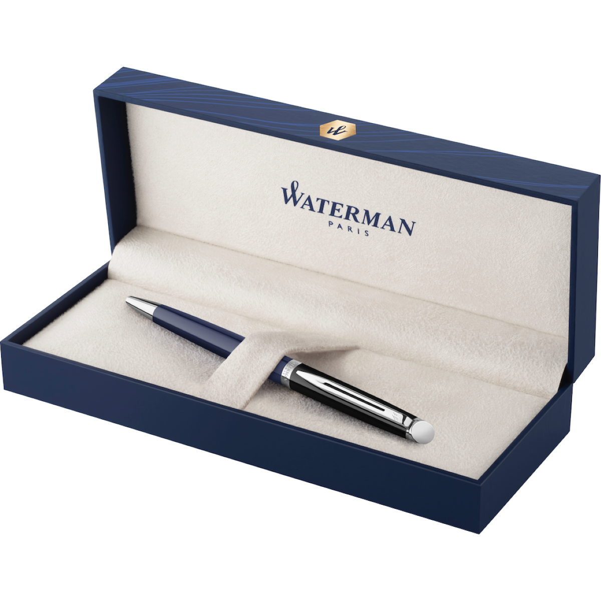 Waterman Hemisphere Ballpoint Pen - Colour Blocking Black & Blue-Pen Boutique Ltd